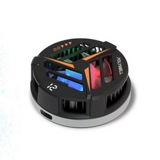 POLYWELL 熱電製冷散熱器 Magsafe 鋁合金 LED 電競手遊 iPhone 15/14 安卓手機通用, 1個, POLYWELL 鋁合金磁吸式手機散熱器