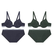 게스언더웨어 속옷 2종택1퓨징테크 화이트밴딩 와이어브라팬티세트GEWBR833PT833 IIS327 WXO964