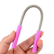 눈에띄는 얼굴 솜털 잔털 제거 구부러지는 스프링 면도기, 1