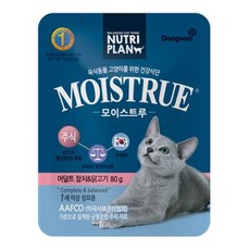 동원뉴트리플랜 어덜트 고양이 모이스트루 주식 파우치 12p, 닭+참치, 960g, 1개