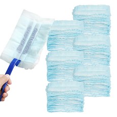 리빙만렙 퀵더스터 먼지떨이 숏핸들+리필 30개 먼지털이 코스트코 스위퍼 더스터 호환 정전기 청소포, 퀵더스터먼지떨이 숏핸들1개+리필60개 ALS556, 1개