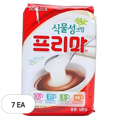 동서 식물성크림 프리마, 500g, 1개입, 7개
