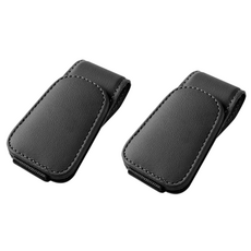 미르엘 차량용 썬글라스클립 간편한 안경 거치대 1+1, 1세트, 블랙,블랙