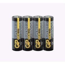 【GP 超霸】(黑) 超級碳鋅電池 3號（正原廠公司貨）, 1個, 3號4入