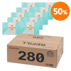 [반값행사] MK 매직캔 휴지통 27리터 M280 MJ280 MH280 리필 봉투 280, 06_280R10G-M280모델 리필10개, 10개
