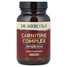 Dr. Mercola 카르니틴 복합체 캡슐 60정, 120g, 1개