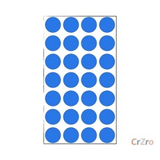 세모네모 점착 견출지 지름19 라벨 스티커 메모지 주소 이름표 정리 1개입