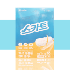 스카트 360 먼지털이 제거기 털이개 핸들1개 + 리필10개 이도 알콜솜 추가 구성, 1개