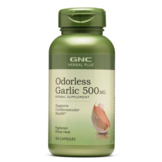 GNC 健安喜 Herbal Plus 無序大蒜 500mg 膠囊, 1個, 100 件