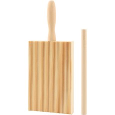 곡선형 뇨키 보드 패들 DIY 휴대용 주방 도구 파스타 제작 도구컬러: 우드, Wood