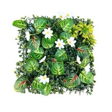 인조 잔디 식물 벽 패널 녹색 홈 장식용 슈링글 네일, 1개, 10. picture color8