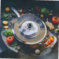 다용도 후라이팬 유리 기름튐방지 스텐 덮개 DY-405 59000EA 1EA, 본상품