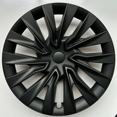 테슬라 모델3 전용 휠 허브캡 커버 장식용 휠캡, 리프레시드 모델 3, 18인치 뉴 스타 무광블랙, 1개