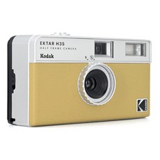 柯達 KODAK EKTAR H35 半格底片相機 附電池, 淡黃色,單機, 1個