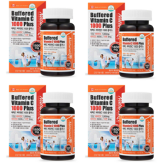 네추럴라이즈 버퍼드 비타민C 1000플러스, 90정, 4개