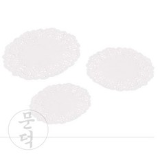 문덕 도일리 종이레이스 8.5 11 14CM 베이비샤워 꾸미기