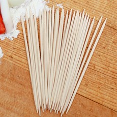 생활의 미쁨 30p 내구성 좋은 자작나무 산적꽂이 소형 10cm 나무꼬치