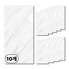 에이제이케이 [정품] 붙이는 접착식 데코 타일 폼블럭 대리석 타일시트지, 비앙코 화이트, 10개