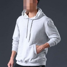 남자 얇은 무지 후드티 봄 가을 레이어드 후드 티셔츠
