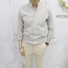 ADORE CLASSIC 男款立領長袖襯衫
