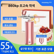 앰플 분사기 에스테틱 장비 관리실용 업소용 스프레이건, 애프리콧핑크 860kp 스프레이건, 기본 모델명/품번