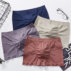 J · Er Bu Fan 男士內褲四角褲，親膚透氣舒適無痕設計，舒適透氣四角褲，展現男性魅力品味