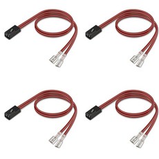 72-5600 스피커 하네스 4개 더 두꺼운 전문가용 와이어 어댑터 커넥터 플러그 교체 쉐보레 마쓰다 링컨 포드 F150 F250 이스케이프용 자동차 오디오 케이블, 72-8105*4pcs