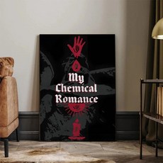 록 밴드 화학 로맨스 포스터 종이 인쇄 홈 거실 침실 입구 레스토랑 카페 아트, G. z6