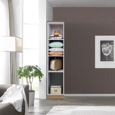 솜씨방가구 라온 E0 400 오픈 선반장, 오크