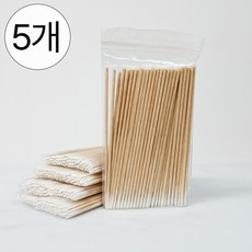 루시드림 위생용품인증 미세 여드름 비립종 압출 면봉 10cm, 5개, 100개입