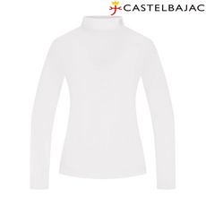 까스텔바작 여성골프웨어 겨울 로고 자수 기모 반목 티셔츠 골프티 2488422