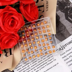 아크릴케이스 64구 투명칸막이 콩알금보관용 생활잡화, 상세페이지 참조