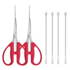 게가위 C타입 레드 2개 + 게포크 A타입 4개, 1개