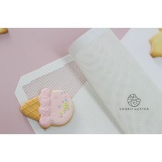 COOKIE CUTTER 鏤空網格硅膠烤墊, 1個