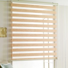 [윈샵 고급 항균 콤비블라인드 머큐리_오렌지_가로90~280 세로280cm ]사이즈 주문제작 롤스크린 커튼 아파트 거실주방안방 브라인드 아이방