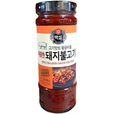 백설 돼지 불고기 양념 500g 고기 양념, 1개