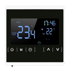 스마트 AC85~250V 온도 조절기 전기 난방 온수 보일러용, White