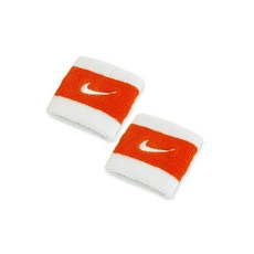 나이키 스우시 리스트 손목밴드, 오렌지혼합, 1개