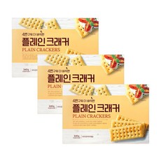 4번 구워 더 바삭한 플레인크래커, 3개, 340g