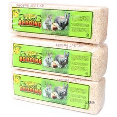 제이펫 KJ 소나무베딩 14L 햄스터 토끼 베딩 톱밥, 3개