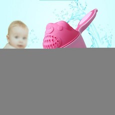 아기샤워핸들 아기욕조 욕실놀이 유아 샴푸 컵 아기 목욕 린스 스푼 샤워 물 베일러 내구성 플라스틱 컴포트 핸들 만화 스타일 재미있는 시간 워시 헤드
