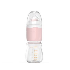 嬰兒恆溫加熱奶瓶 保溫套 便攜外出暖奶器, 粉色泡奶器, 1個