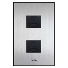 벨로 실버) 8P+8P(cat6) 기가인터넷 2구, 1개