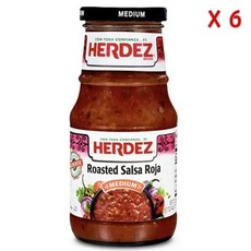 허데즈 로스트 살사 로자, 445g, 6개
