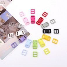 (혼합세트) 10mm 컬러버클 조리개세트, 투명, 1개