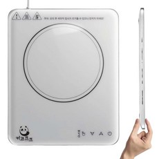 카코프프 2.4cm 초슬림 인덕션 휴대용 야영 인덕션 IND-001, 화이트, 프리스탠딩