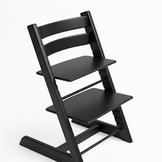 스토케 트립트랩 하이체어 아기 이유식의자, 검정, 1개