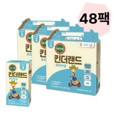 정식품 베지밀 킨더랜드 프리미엄 3단계 ( 영 유아식 연령 24개월 ~ ), 190ml, 48개