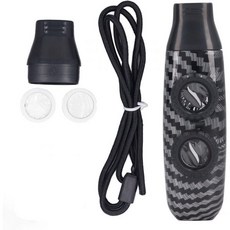 더블 홀 조절식 뮤지컬 카주 다이어프램 연주 악기 원형 기타 반주 연주에 적합한 줄무늬 패턴 핑크 1891804, Striped