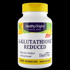 Healthy Origins Setria 還原型穀胱甘肽 250mg 膠囊, 1個, 60顆